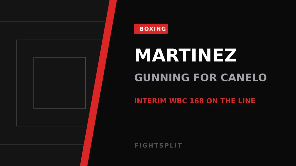 Lester Martinez in the ring during a super middleweight bout