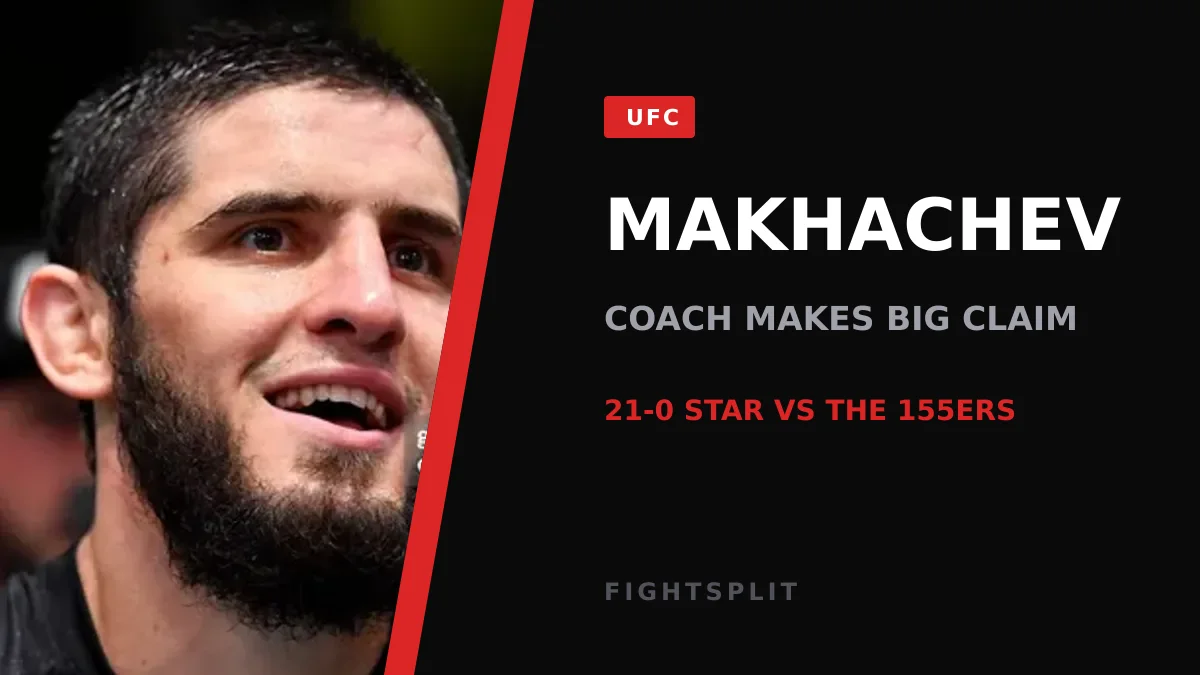 Islam Makhachev, whose coach Javier Mendez has backed teammate Usman Nurmagomedov to beat the UFC lightweight division