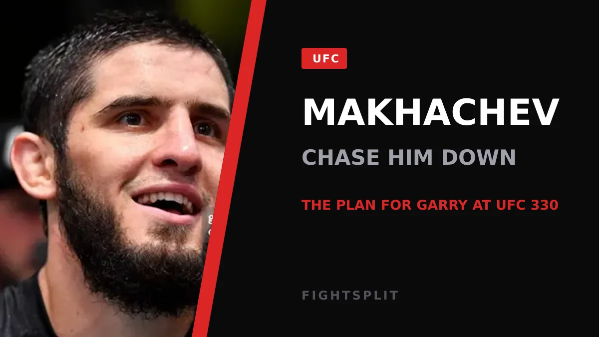 Islam Makhachev celebrates a UFC victory inside the octagon
