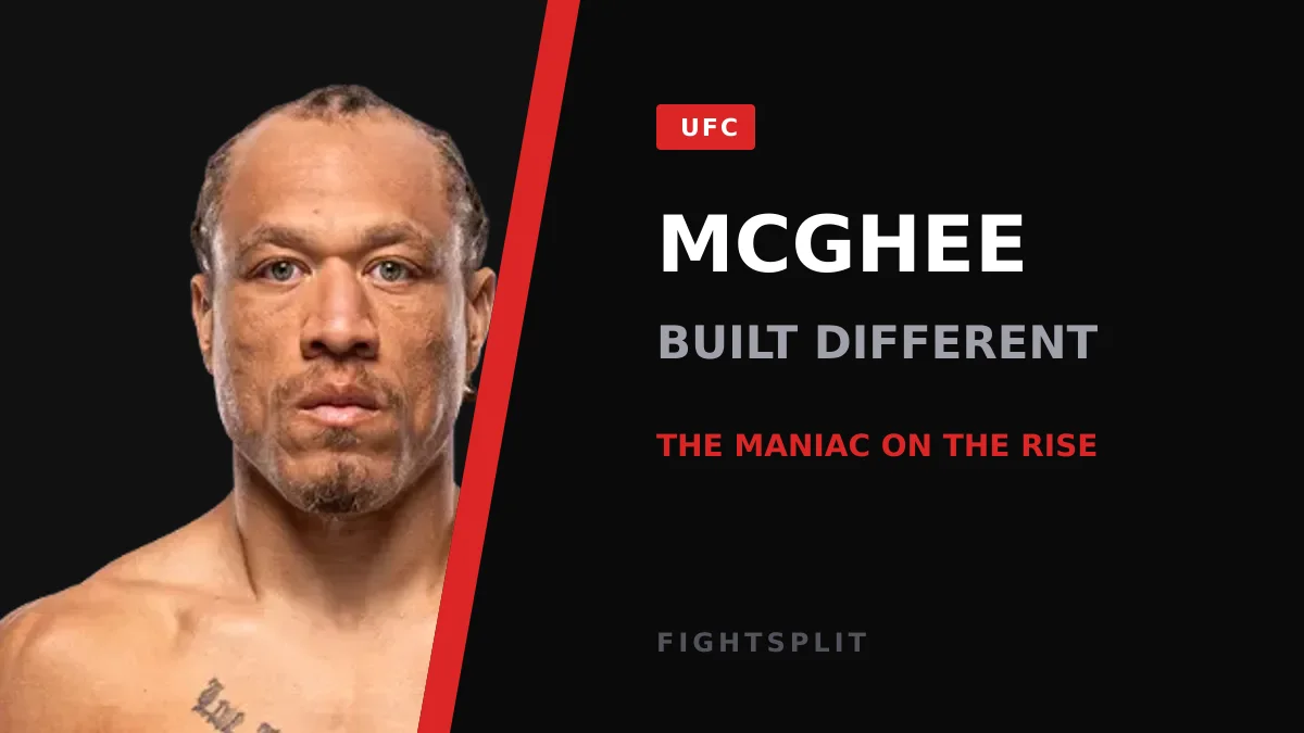 UFC bantamweight Marcus McGhee celebrates a win inside the Octagon