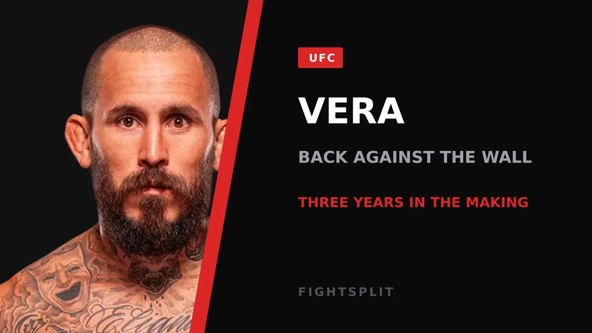 Marlon 'Chito' Vera fighting inside the UFC octagon