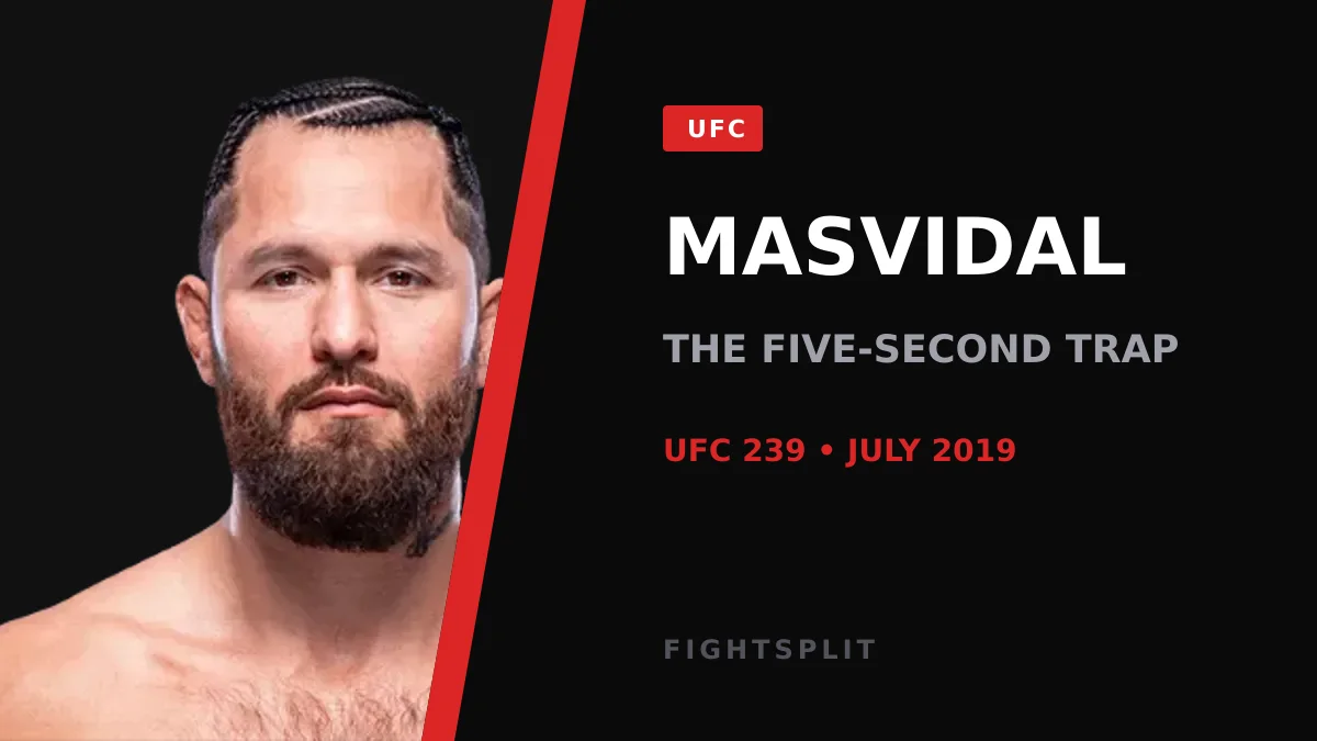 Jorge Masvidal celebrates inside the UFC octagon