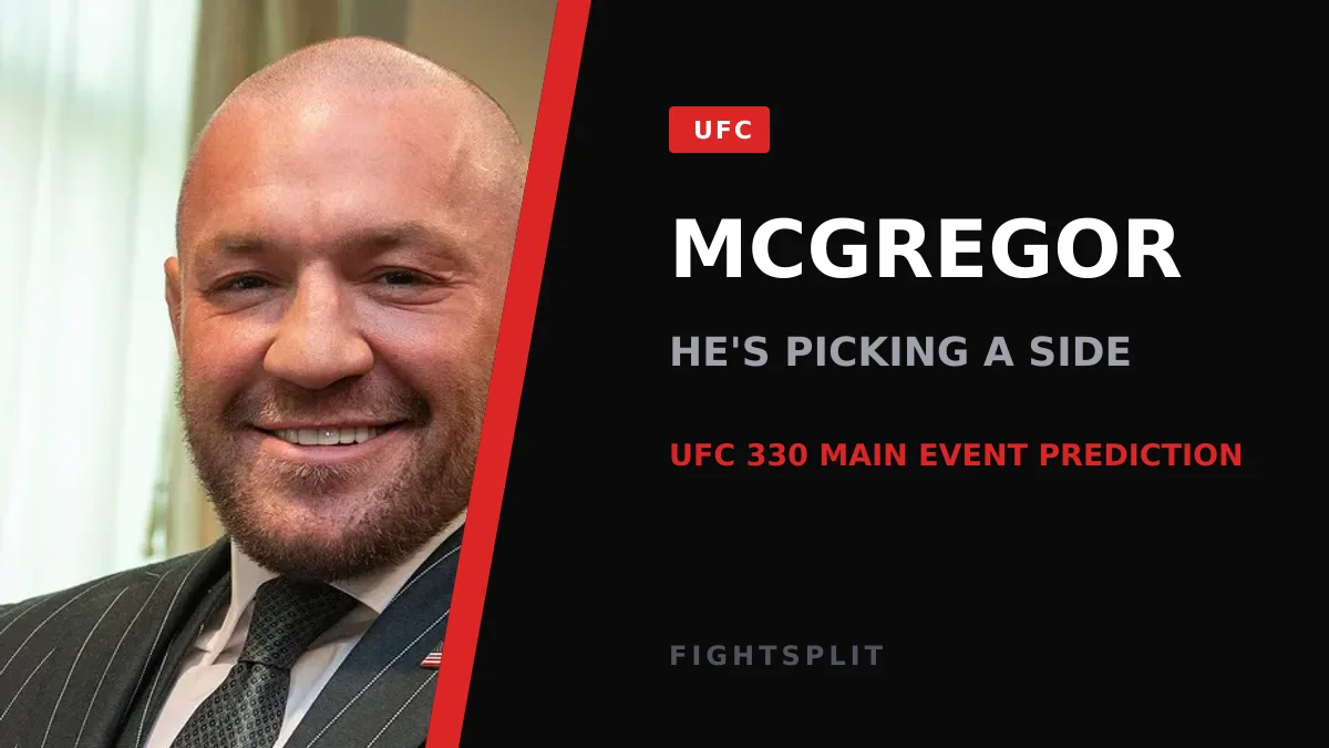 Conor McGregor speaking to media at a UFC press event