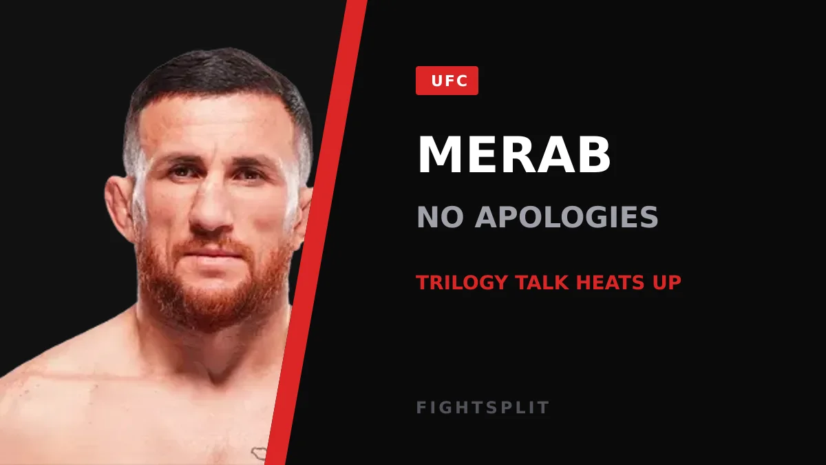 Merab Dvalishvili during his bantamweight title bout against Umar Nurmagomedov at UFC 311