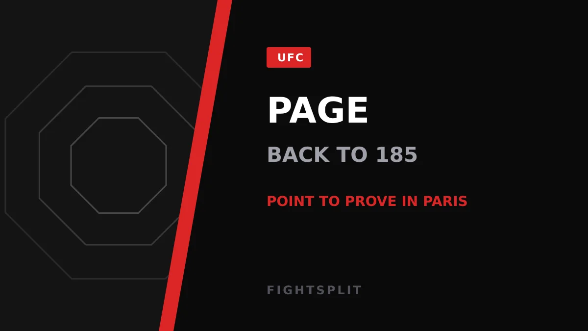 Michael 'Venom' Page in the Octagon during a UFC fight