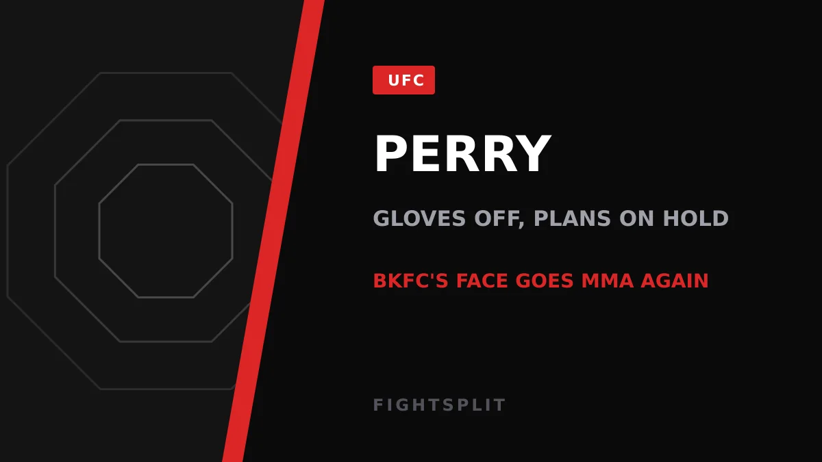Mike Perry standing in a bare-knuckle boxing ring