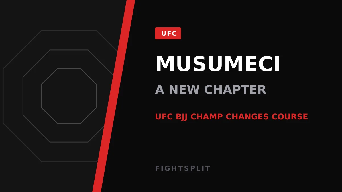 Mikey Musumeci competing in a UFC BJJ grappling match