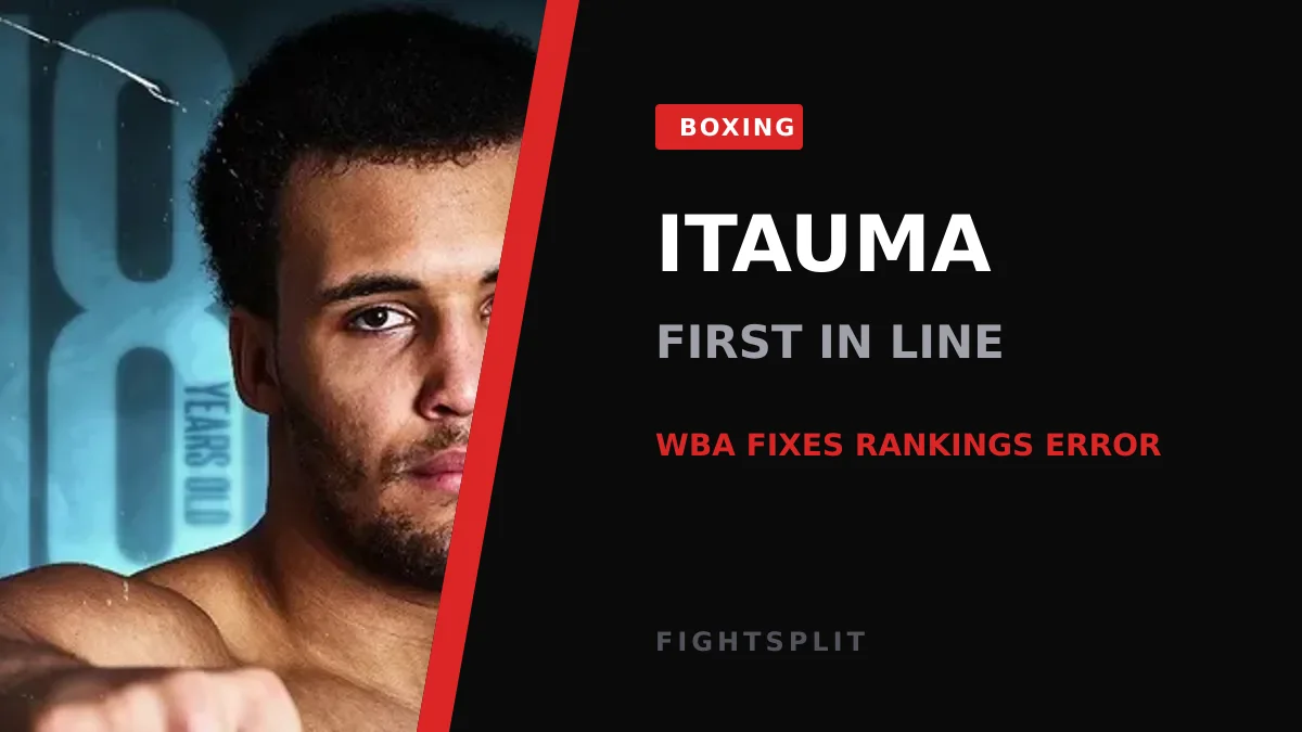 Moses Itauma in the ring during a heavyweight bout
