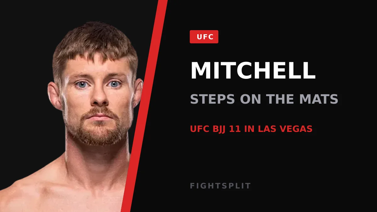 UFC featherweight Bryce Mitchell in the octagon