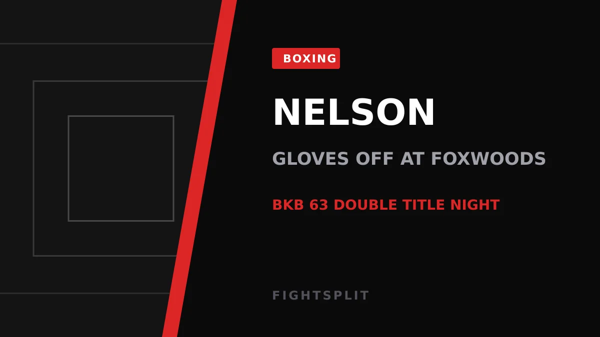 Bare-knuckle boxer Lorawnt-T Nelson in a fighting stance ahead of his BKB title defense