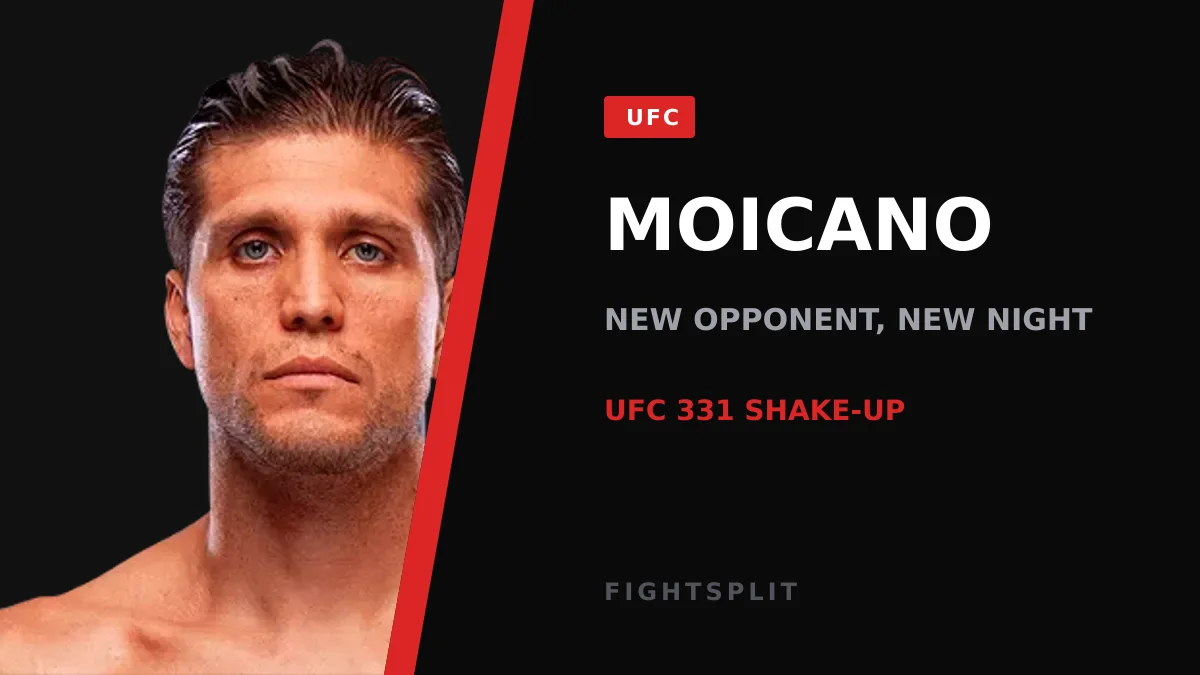 Renato Moicano reacts after a submission win inside the Octagon