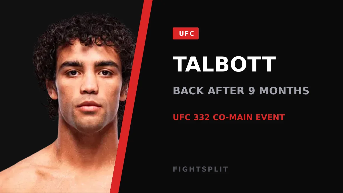 Payton Talbott inside the Octagon before a UFC bantamweight bout