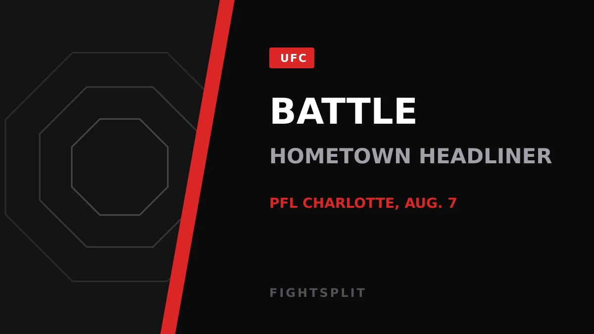 Bryan Battle stands in the cage before a fight