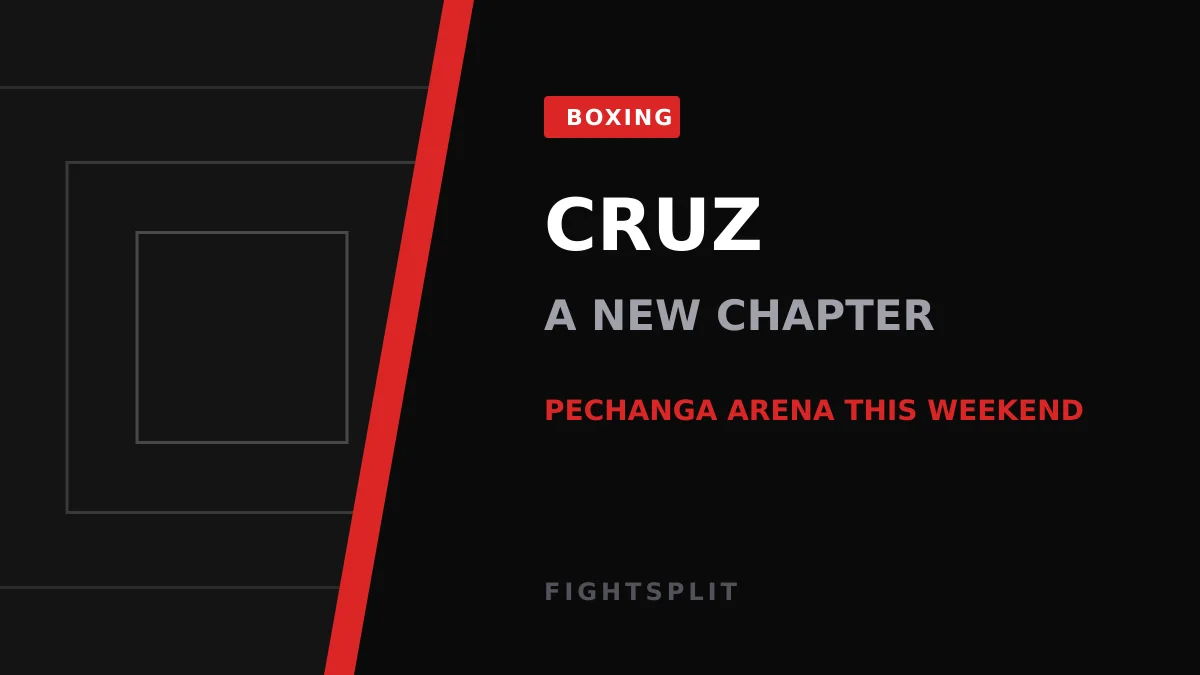 Isaac 'Pitbull' Cruz posing at a boxing press conference