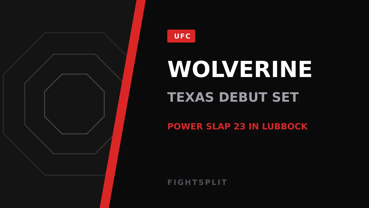 Power Slap founder Dana White at a promotional event
