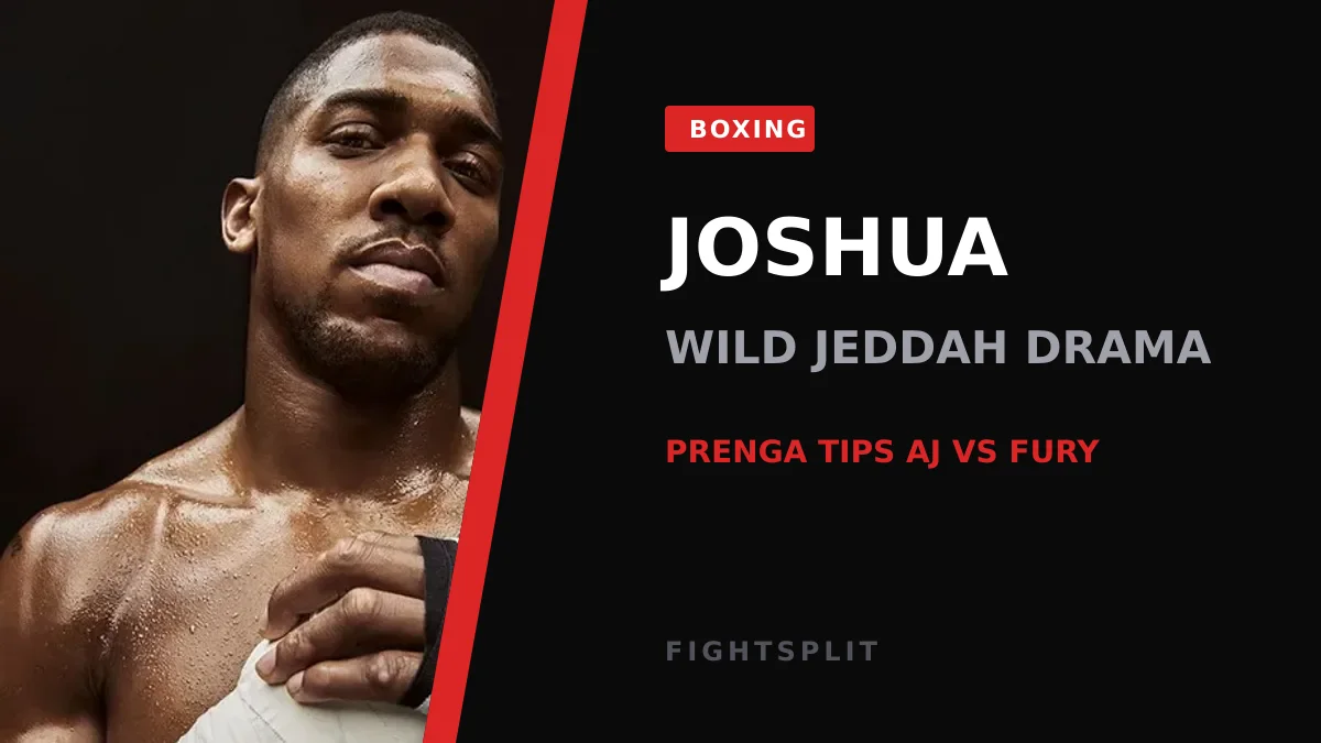 Anthony Joshua in the ring during a heavyweight bout