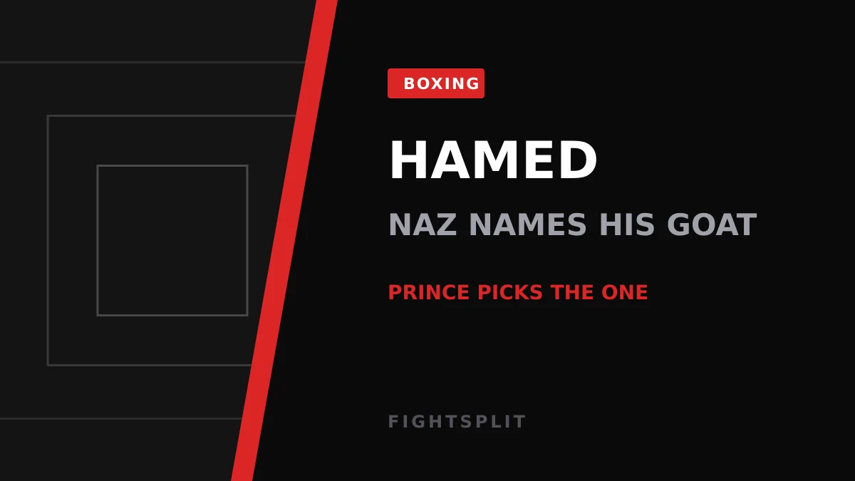 Prince Naseem Hamed during his featherweight title reign