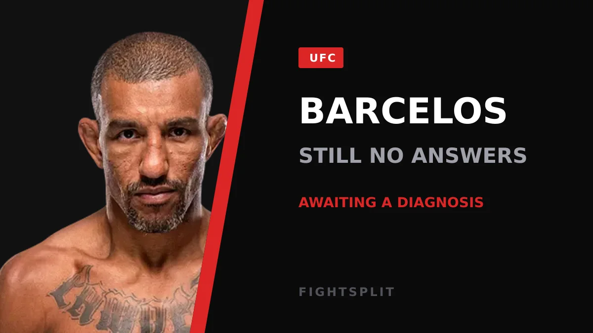 Raoni Barcelos competing inside the UFC APEX octagon