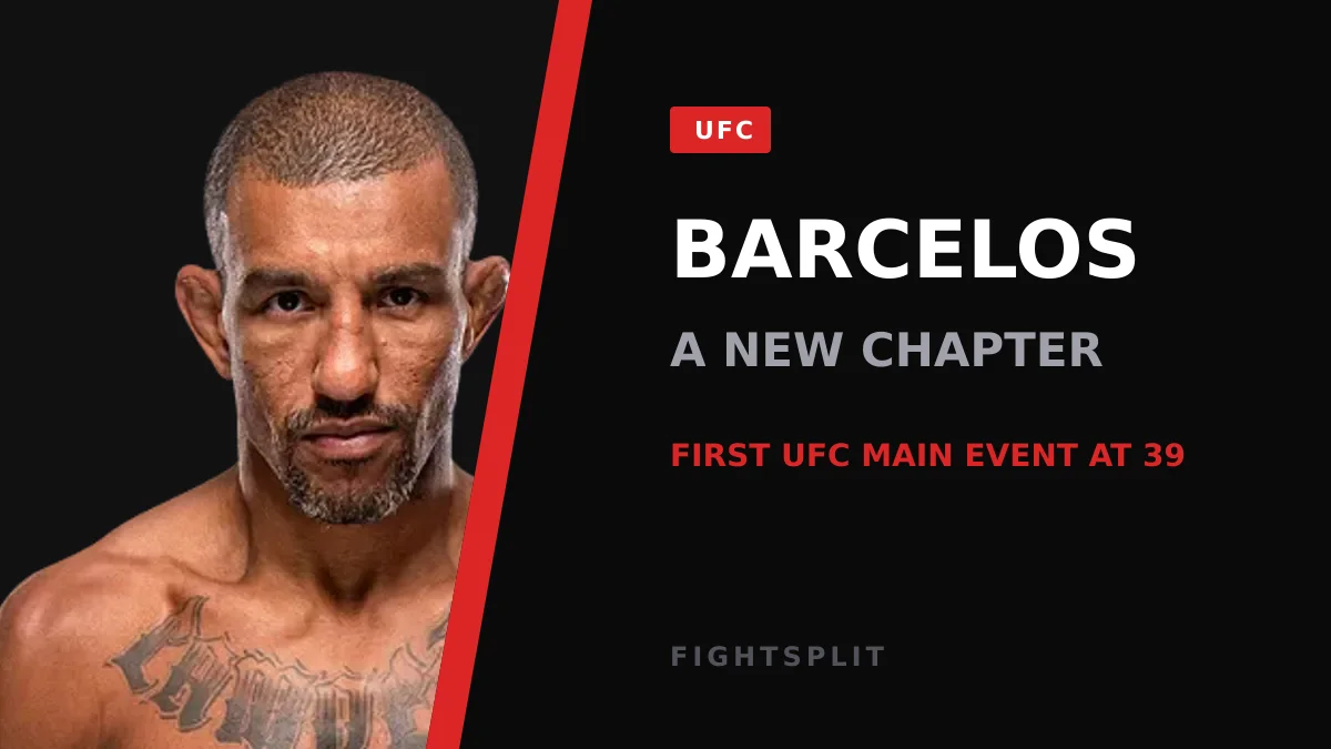 Raoni Barcelos in the Octagon during a UFC bantamweight bout