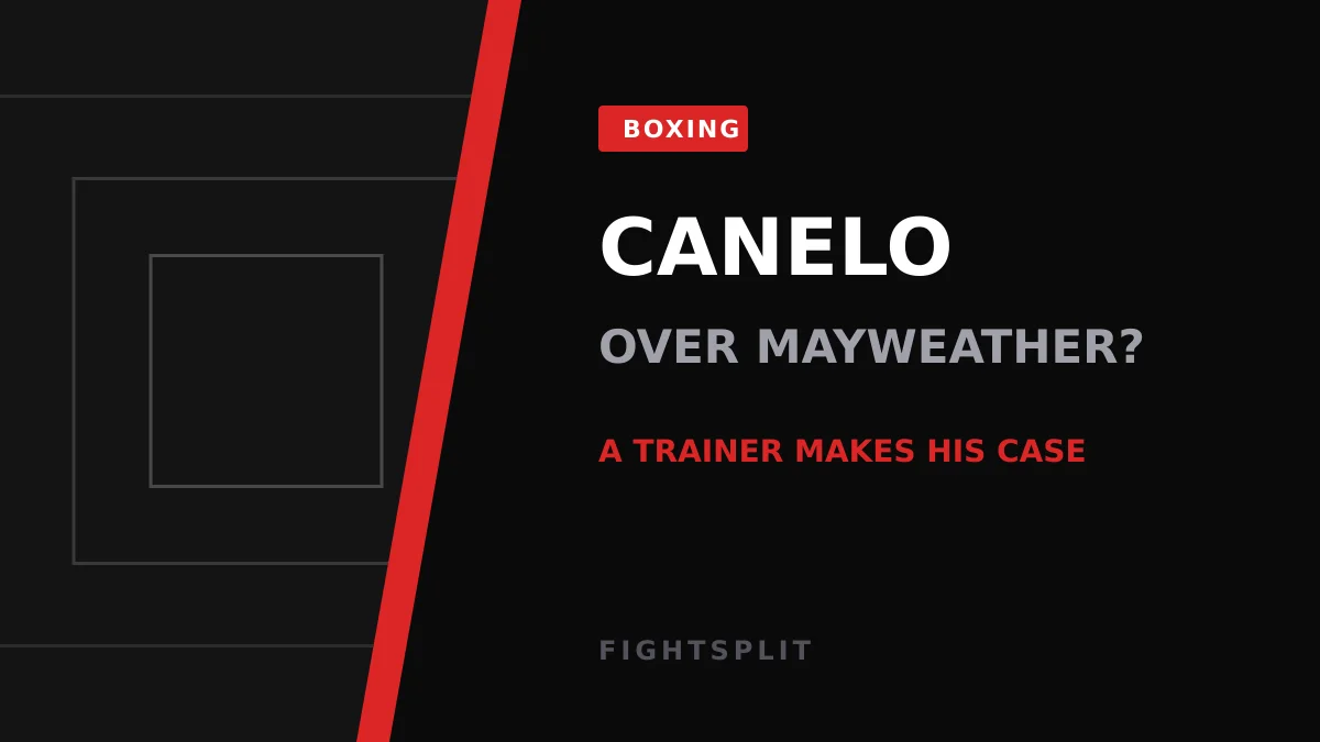 Canelo Alvarez in the ring during a super middleweight title fight