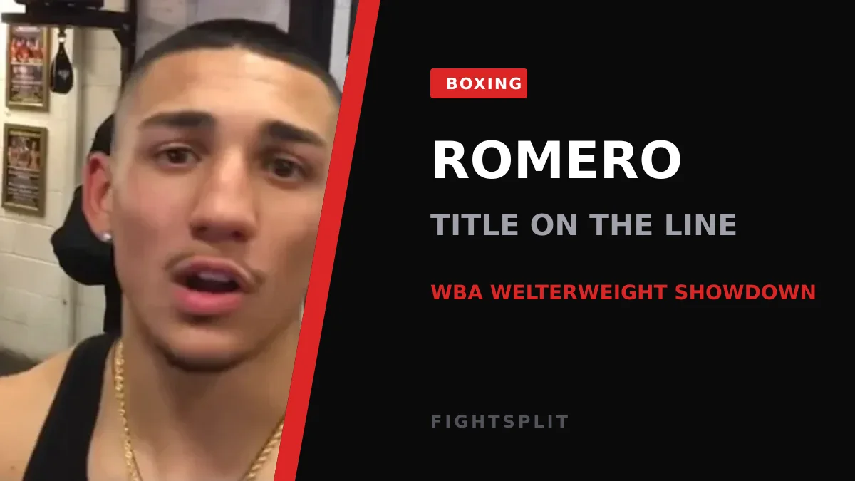 Teofimo Lopez in the ring during a boxing bout