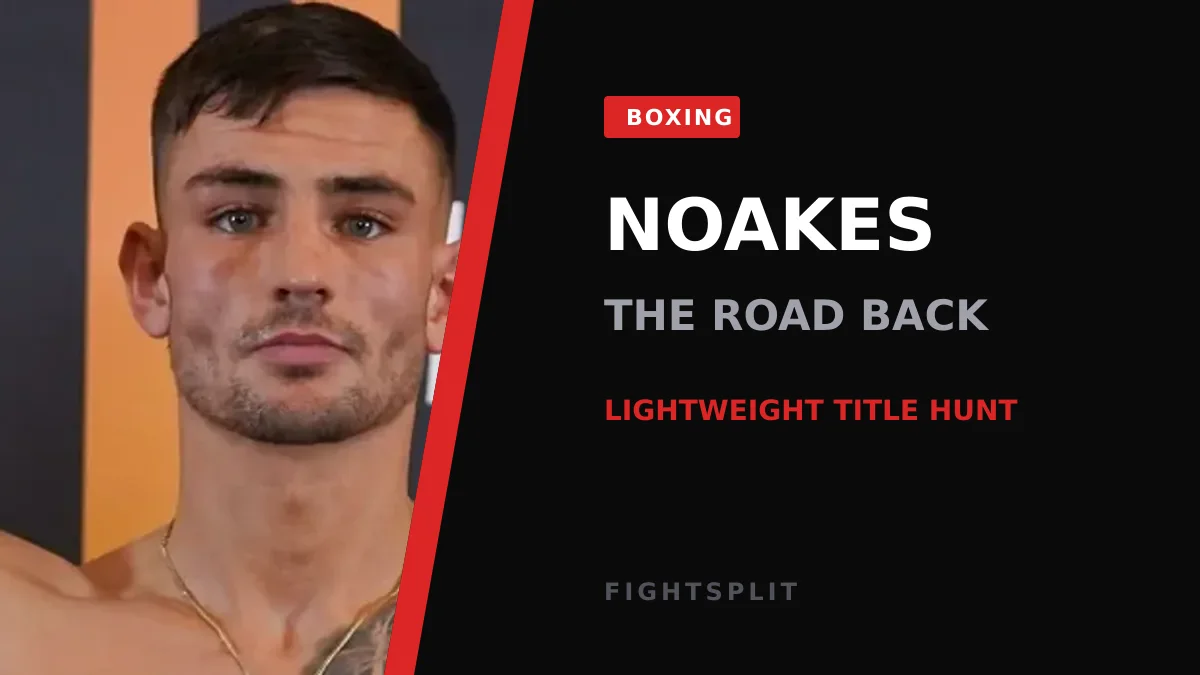 British lightweight Sam Noakes in the ring during a professional bout