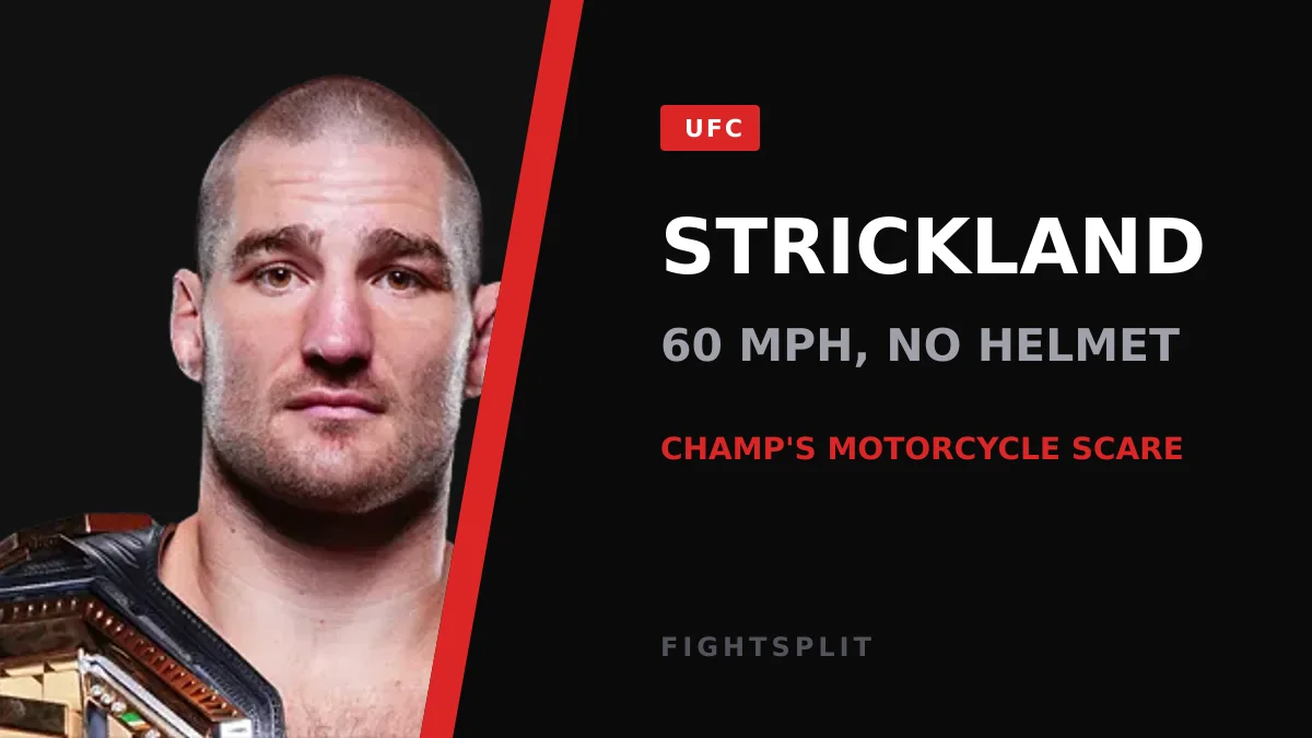 Sean Strickland during a UFC event