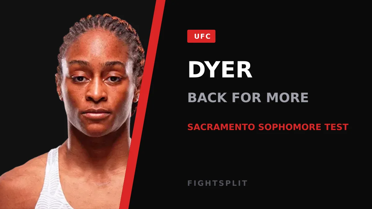 UFC strawweight prospect Shanelle Dyer poses ahead of a fight