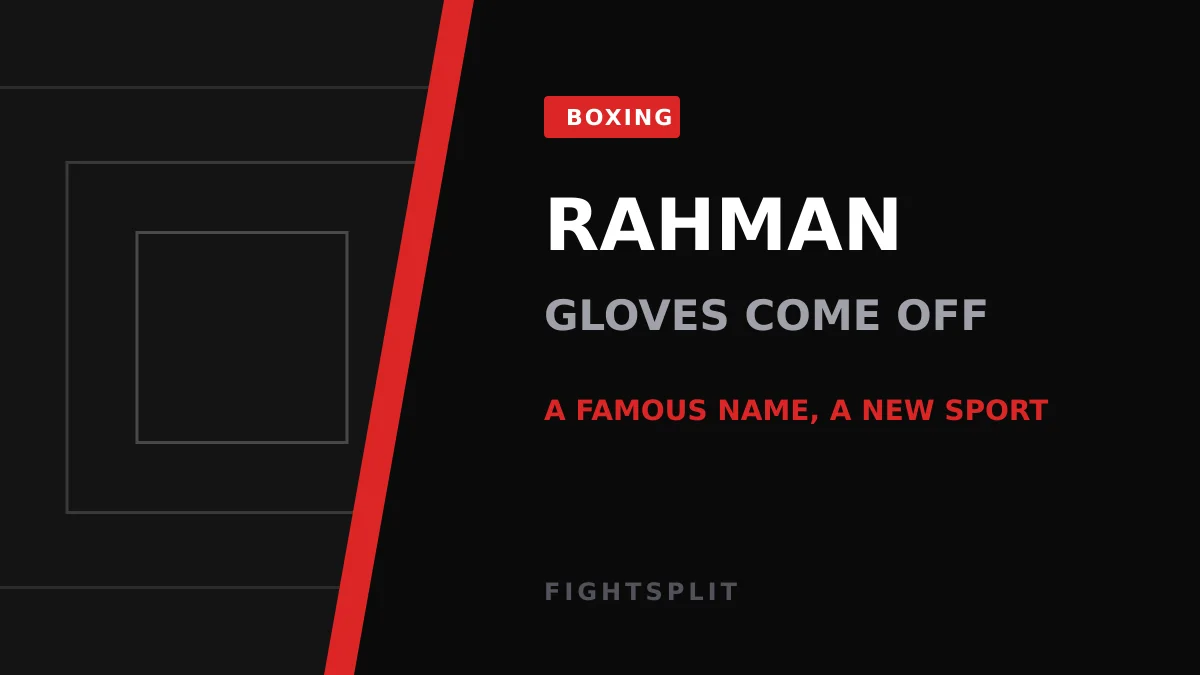 Hasim Rahman, former WBC and IBF heavyweight champion who knocked out Lennox Lewis in 2001