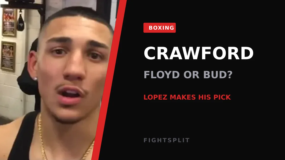 Terence Crawford in the ring after a career-defining victory