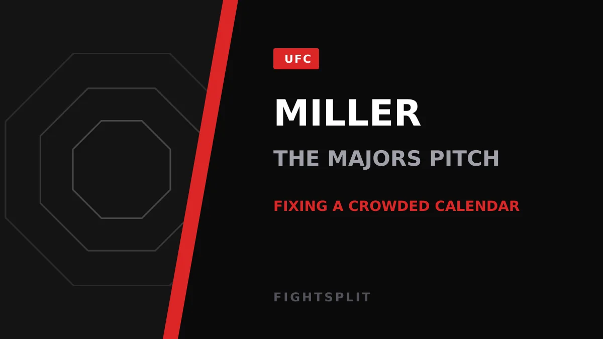 UFC veteran Jim Miller inside the Octagon during a fight