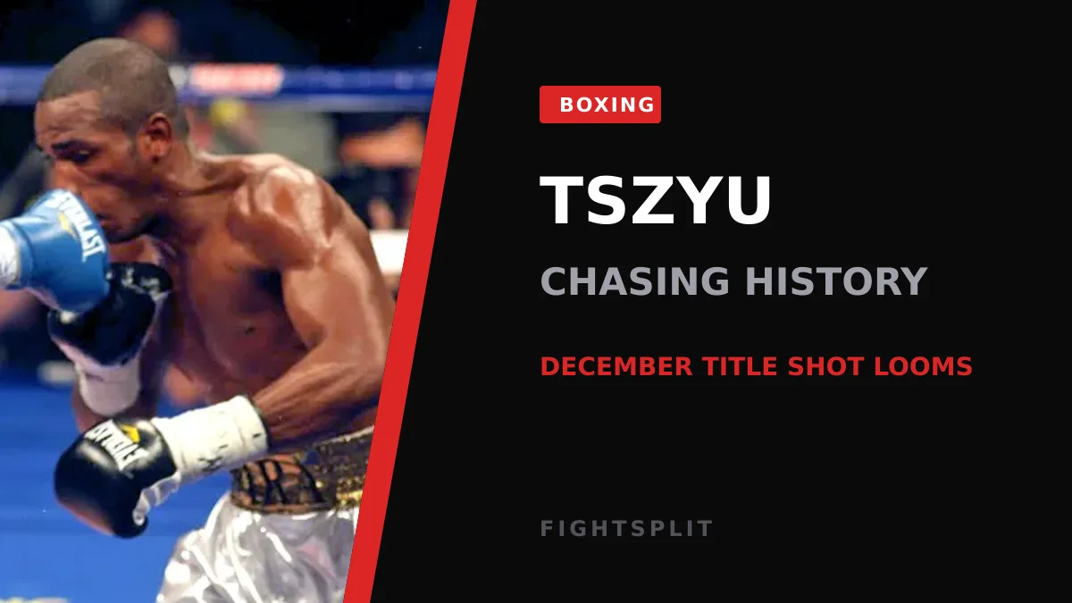 Tim Tszyu poses during a pre-fight promotional event