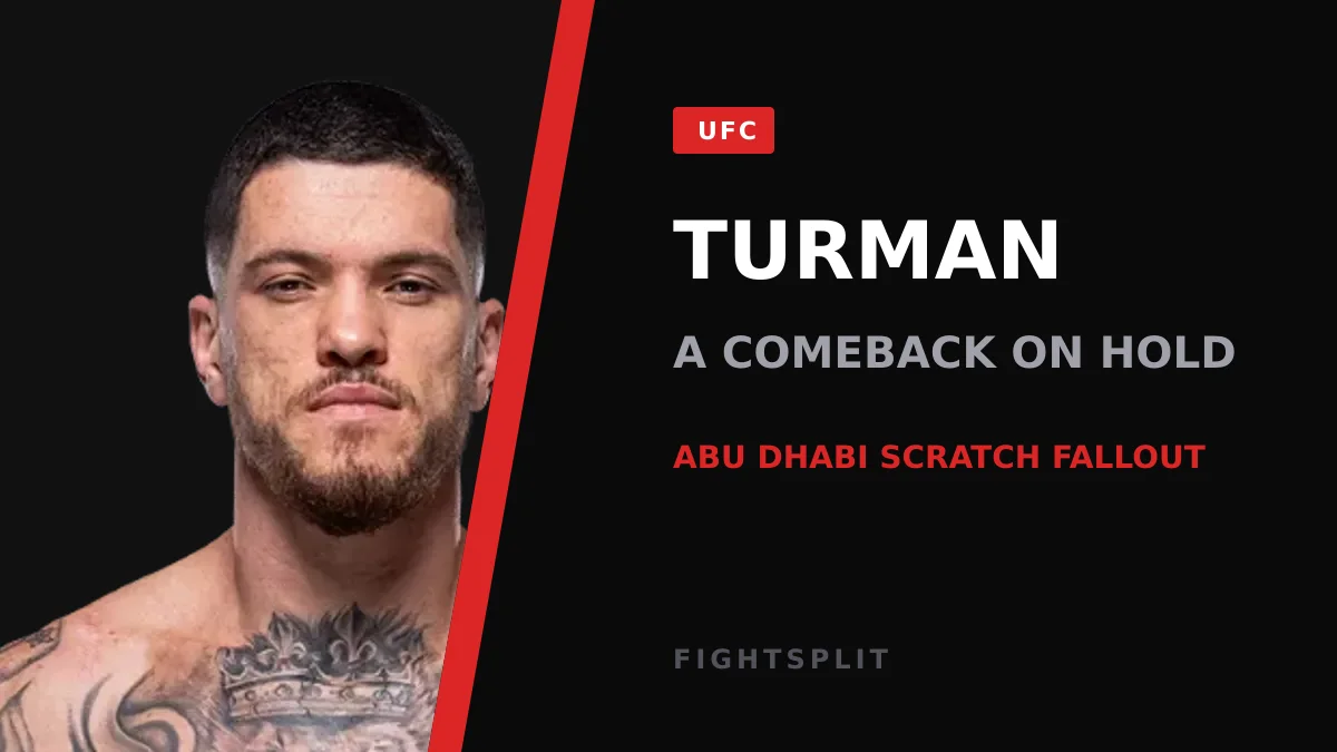 Welterweight prospect Islam Dulatov inside the UFC Octagon