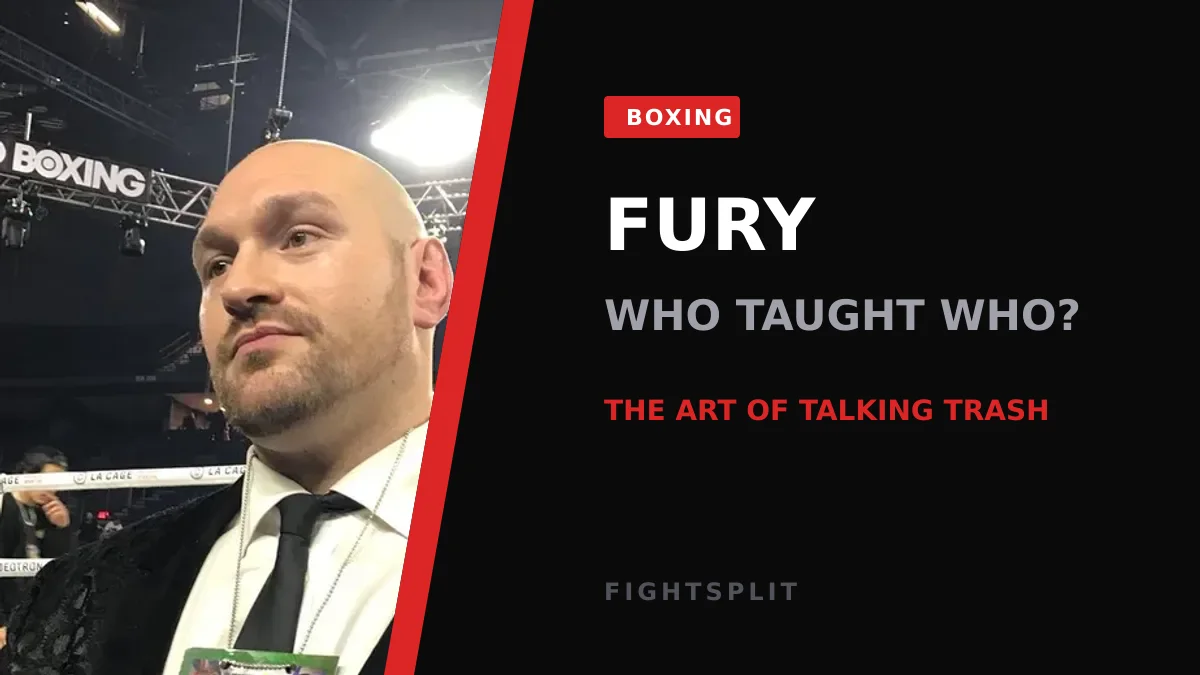 Tyson Fury addresses the media at a pre-fight press conference