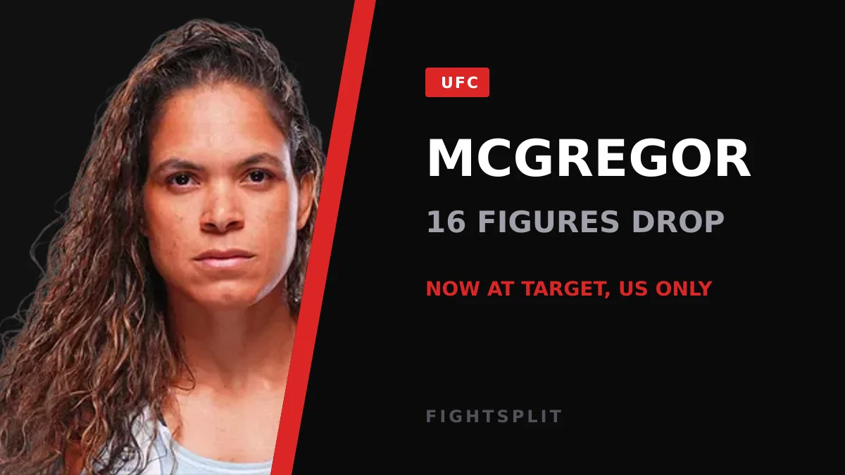 Conor McGregor in the Octagon, one of 16 fighters featured in the new UFC collectible figure line