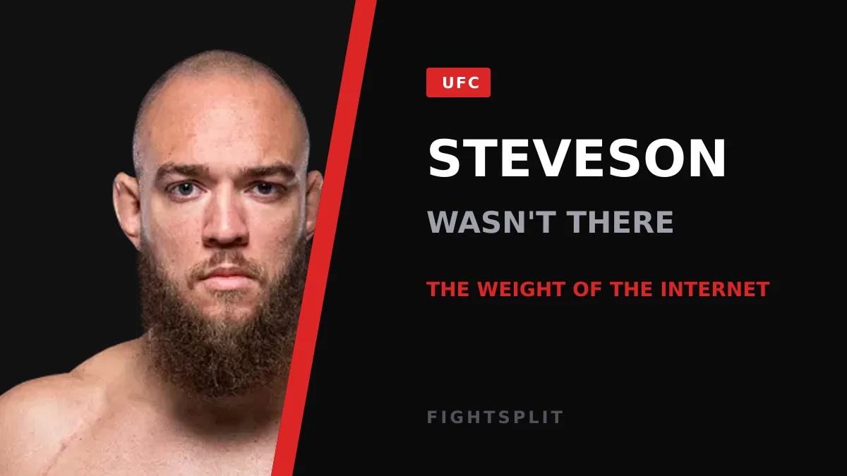 Gable Steveson during a UFC heavyweight bout