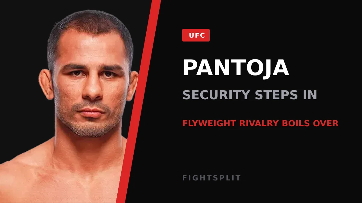 Alexandre Pantoja faces off ahead of his UFC flyweight title fight