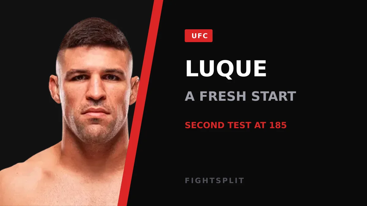 Vicente Luque throws a punch during a UFC middleweight bout