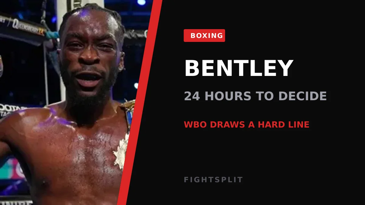 Denzel Bentley celebrates a middleweight victory at York Hall in London