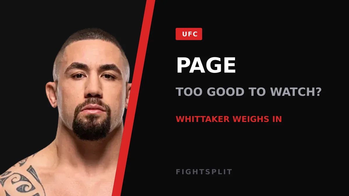 Michael 'Venom' Page taunts an opponent during a UFC middleweight fight