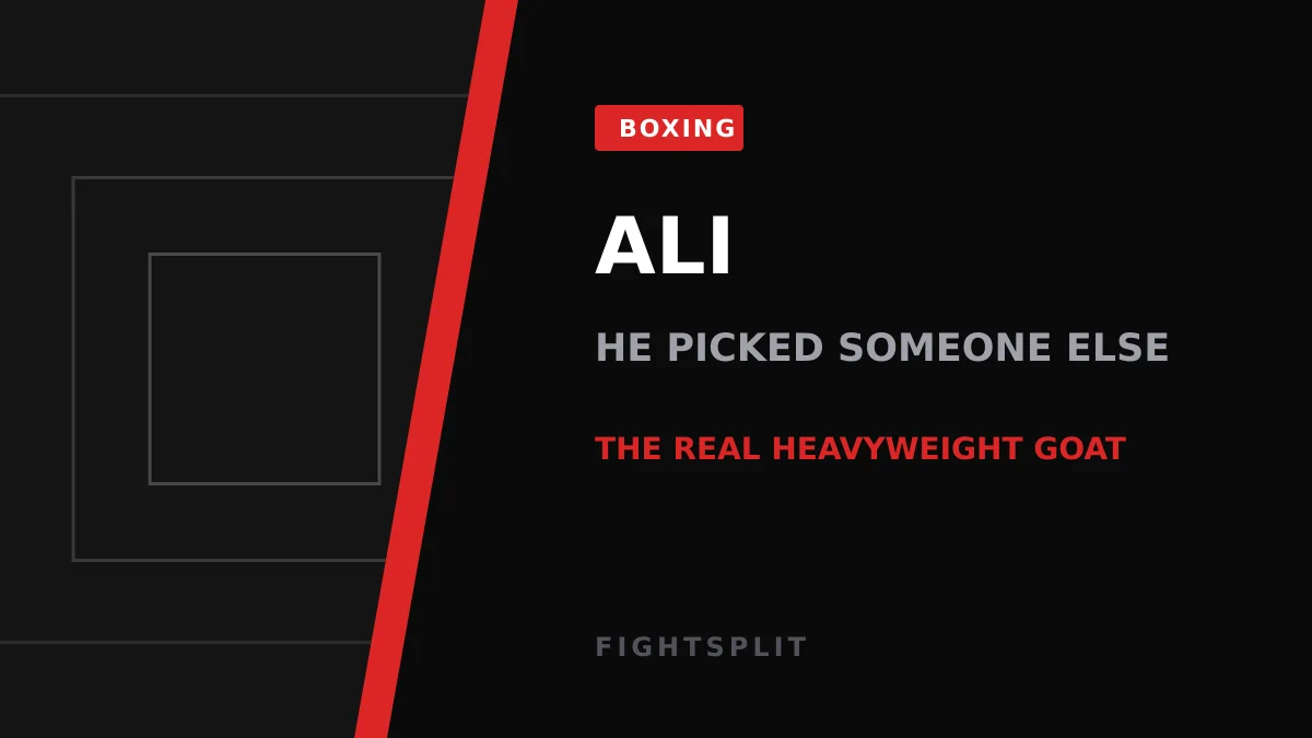 Muhammad Ali in his boxing prime during a heavyweight bout