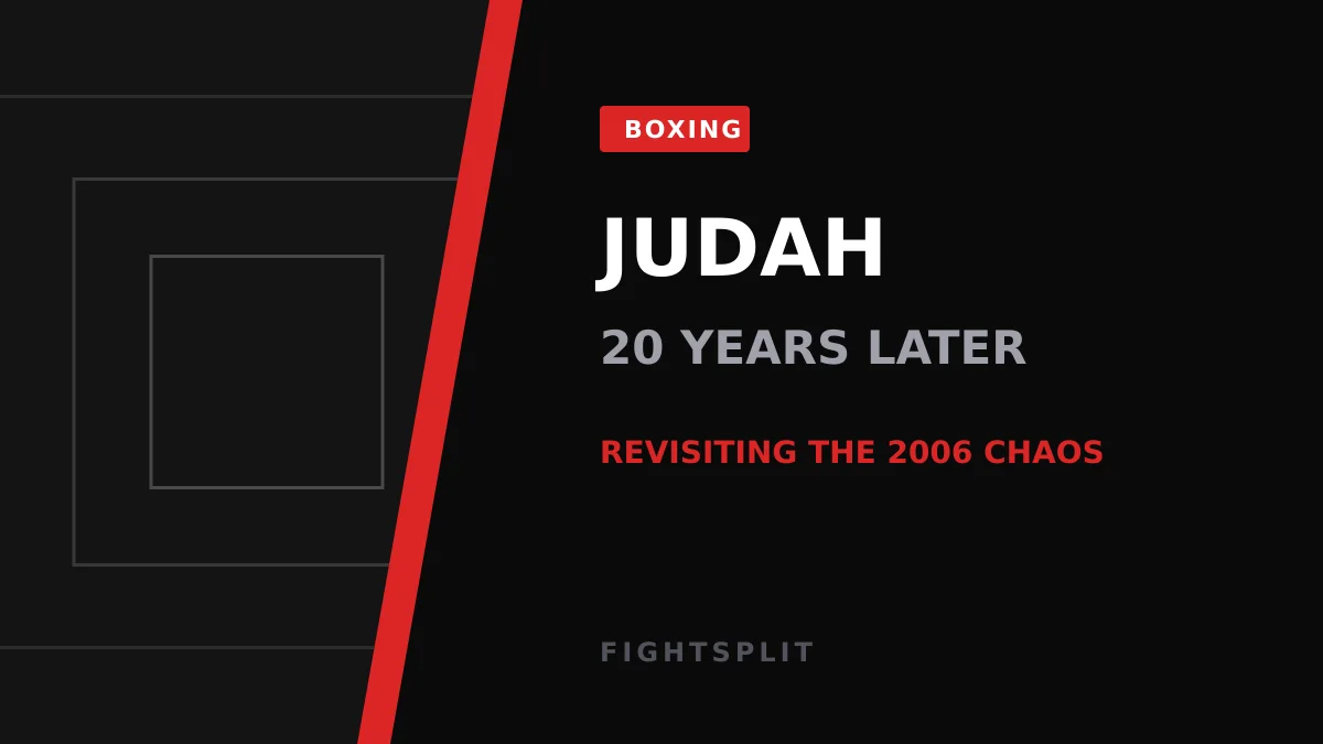 Floyd Mayweather during his April 2006 welterweight bout against Zab Judah in Las Vegas