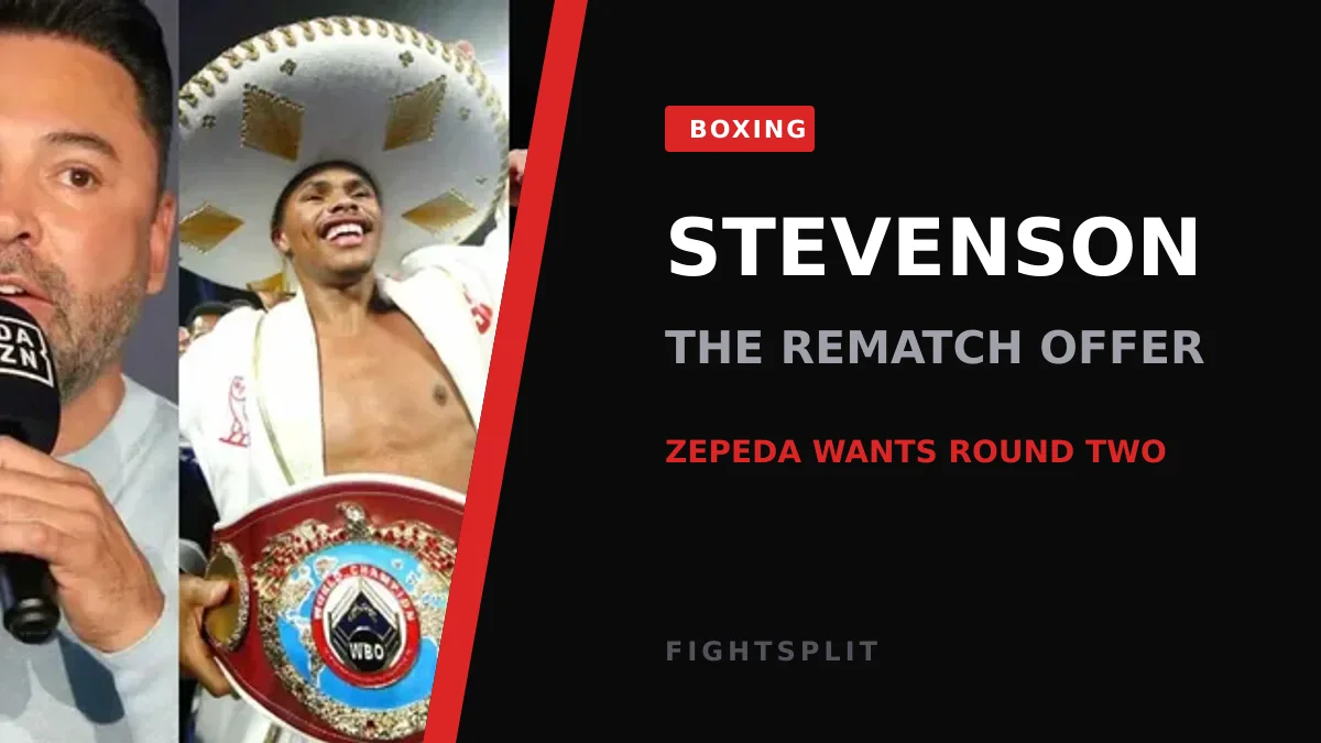 Shakur Stevenson in the ring after a title fight